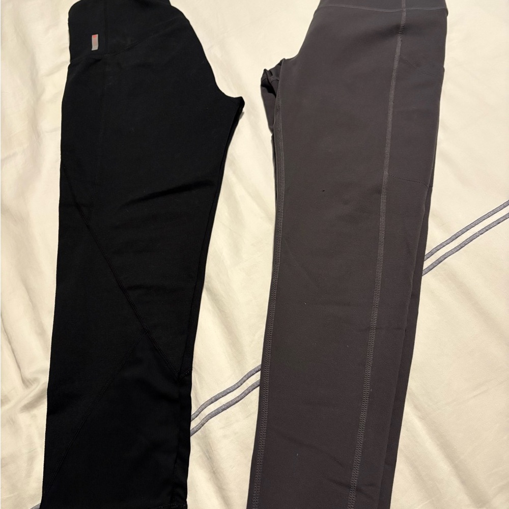 Zella Black and Gray Leggings size S